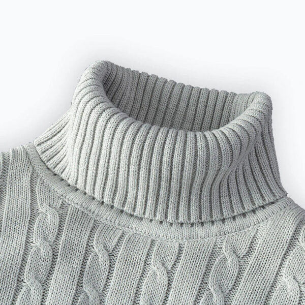 NEW TURTLENECK SWEATER CASUAL MEN's ROLLNECK KNITTED SWEATER KEEP WARM MEN JUMPER WOOLEN SWEATER - Image 15