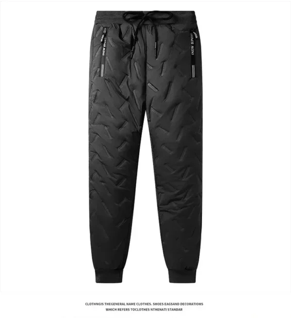MEN's PARKA JACKET WINTER TRACKSUIT THICK WARM LAMB WOOLEN FLEECE LINED 2 PIECE SET JACKET + PANTS SPORTSWEAR SWEAT SUITS - Image 4