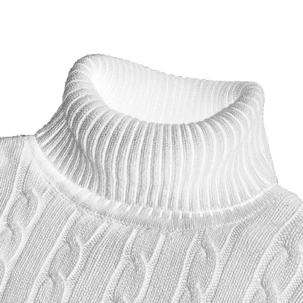 NEW TURTLENECK SWEATER CASUAL MEN's ROLLNECK KNITTED SWEATER KEEP WARM MEN JUMPER WOOLEN SWEATER - Image 6