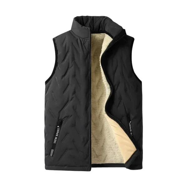 MEN's PARKA JACKET WINTER TRACKSUIT THICK WARM LAMB WOOLEN FLEECE LINED 2 PIECE SET JACKET + PANTS SPORTSWEAR SWEAT SUITS - Image 5