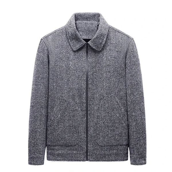 MEN's THICK WINTER WOOL BLEND WARM JACKET MEN FASHION TRENCHWEAR COAT SLIM LAPEL STREETWEAR OVERCOAT BUSINESS CASUAL MEN CLOTHING - Image 6