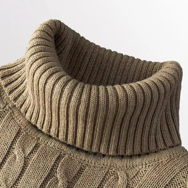 NEW TURTLENECK SWEATER CASUAL MEN's ROLLNECK KNITTED SWEATER KEEP WARM MEN JUMPER WOOLEN SWEATER