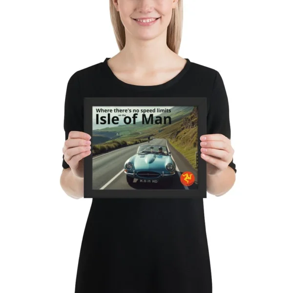 CLASSIC MOTORING FRAMED POSTER