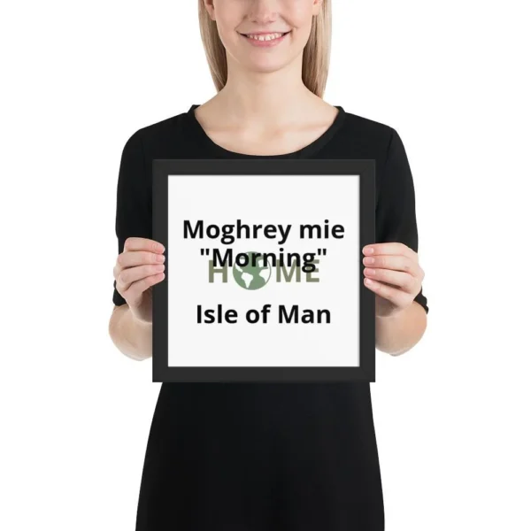 MORNING IN MANX FRAMED POSTER - Image 3