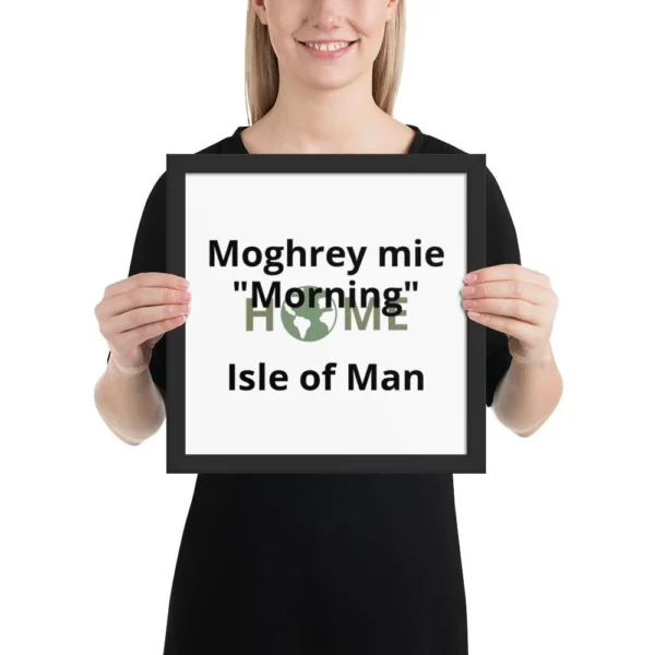 MORNING IN MANX FRAMED POSTER - Image 4