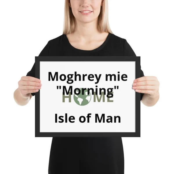 MORNING IN MANX FRAMED POSTER - Image 5