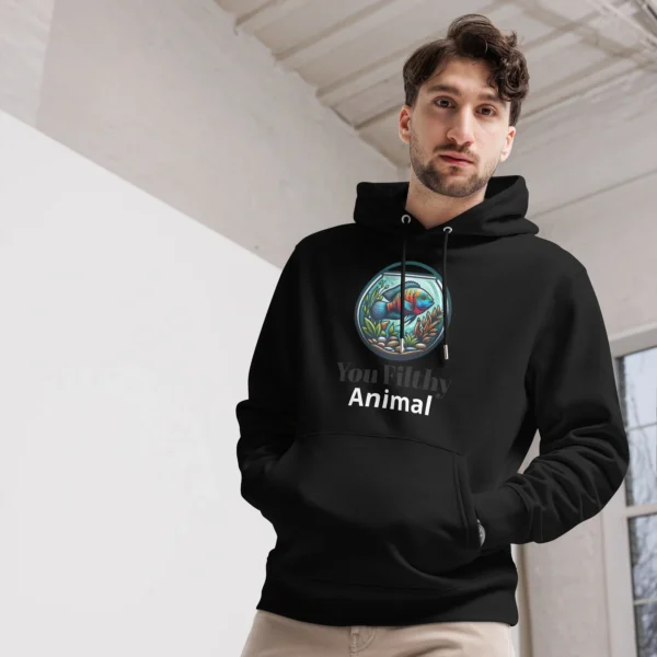 1 CLEAN YOUR TANK UNISEX ESSENTIAL ECO HEAVY HOODIE