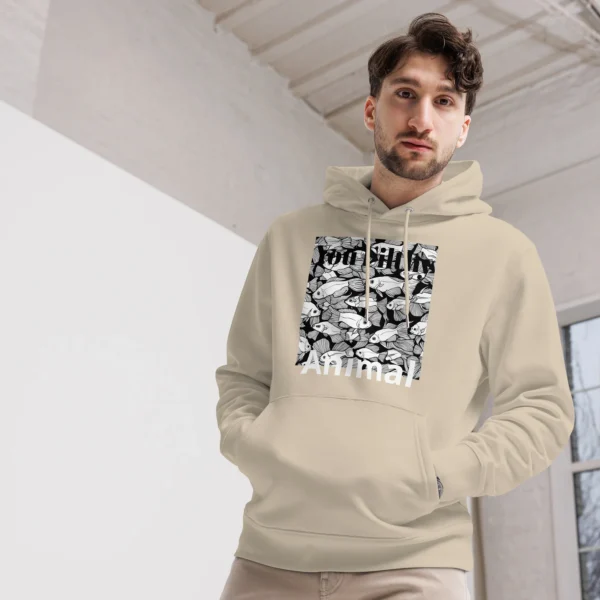 1 CLEAN YOUR TANK UNISEX ESSENTIAL ECO HEAVY HOODIE - Image 3
