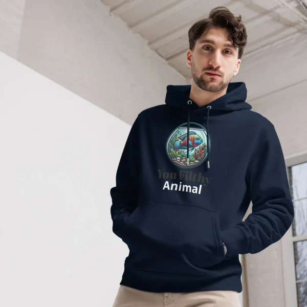 1 CLEAN YOUR TANK UNISEX ESSENTIAL ECO HEAVY HOODIE - Image 2