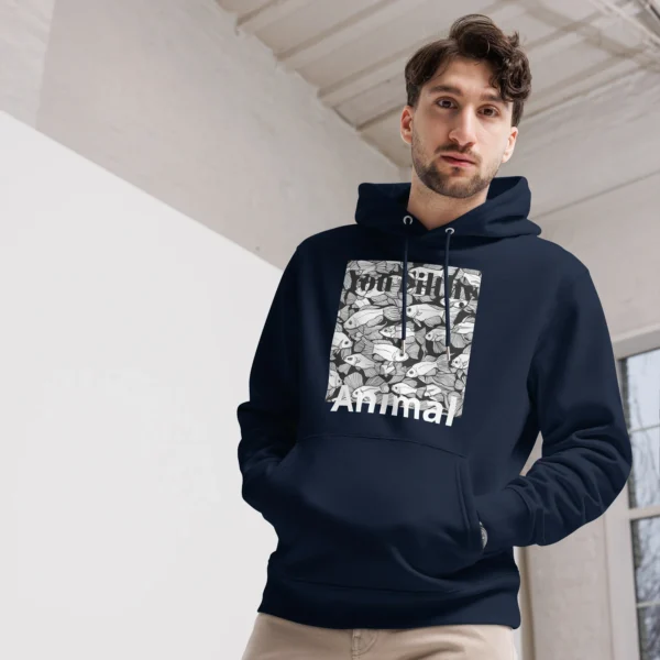 1 CLEAN YOUR TANK UNISEX ESSENTIAL ECO HEAVY HOODIE - Image 2