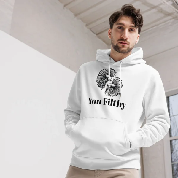 1 CLEAN YOUR TANK UNISEX ESSENTIAL ECO HEAVY HOODIE - Image 4