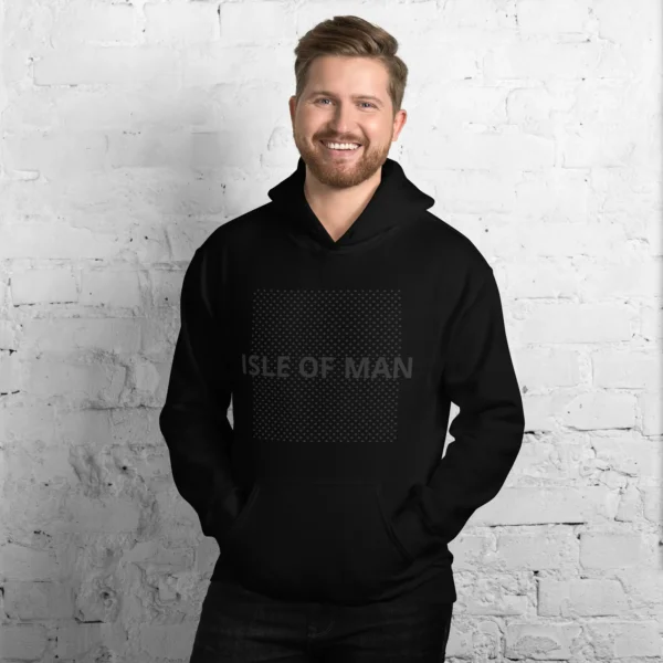 Isle of Man Dark F&B Print Unisex Hoodie