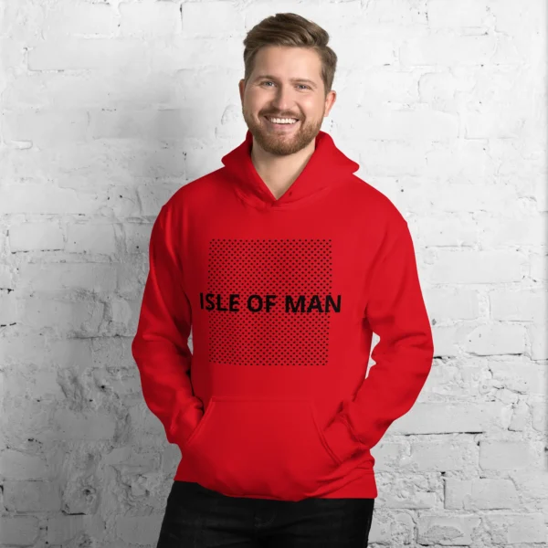 Isle of Man Dark F&B Print Unisex Hoodie - Image 8