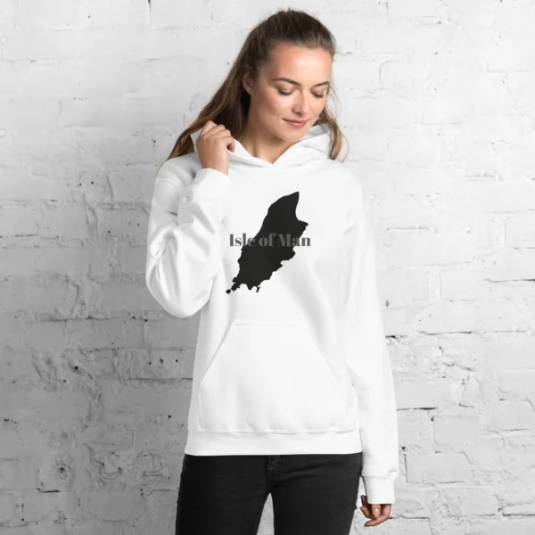 IOM Map F&B Print Unisex Hoodie - Image 2