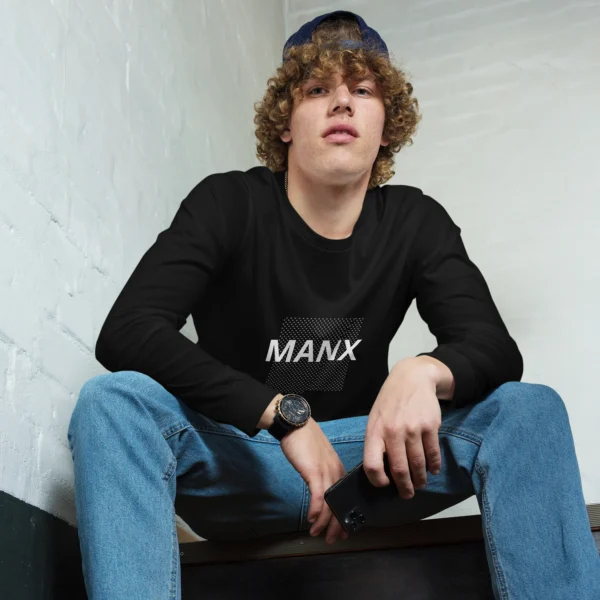 MANX UNISEX LONG SLEEVE TEE - Image 2