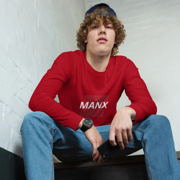 MANX UNISEX LONG SLEEVE TEE - Image 8