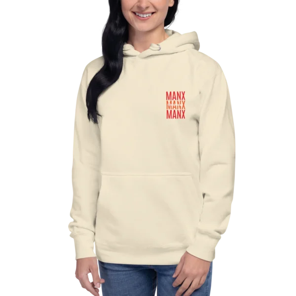 MANX MANN OR WOMAN IOM UNISEX HOODIE - Image 3