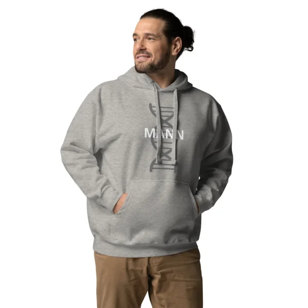 MANN Helix Print Unisex Hoodie - Image 3