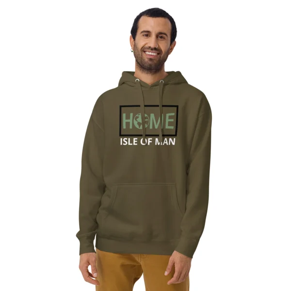 Isle of Man HOME Unisex Hoodie - Image 3