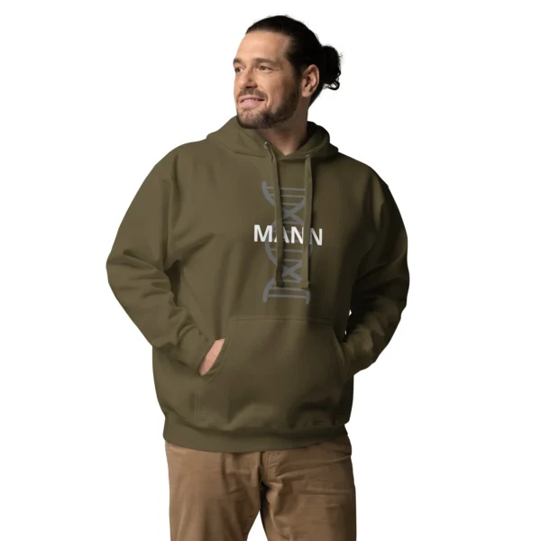MANN Helix Print Unisex Hoodie - Image 6