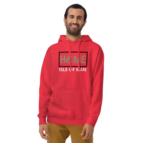 Isle of Man HOME Unisex Hoodie - Image 4