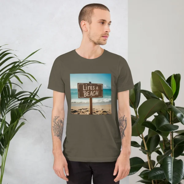 LIFES A BEACH UNISEX T-SHIRT - Image 21