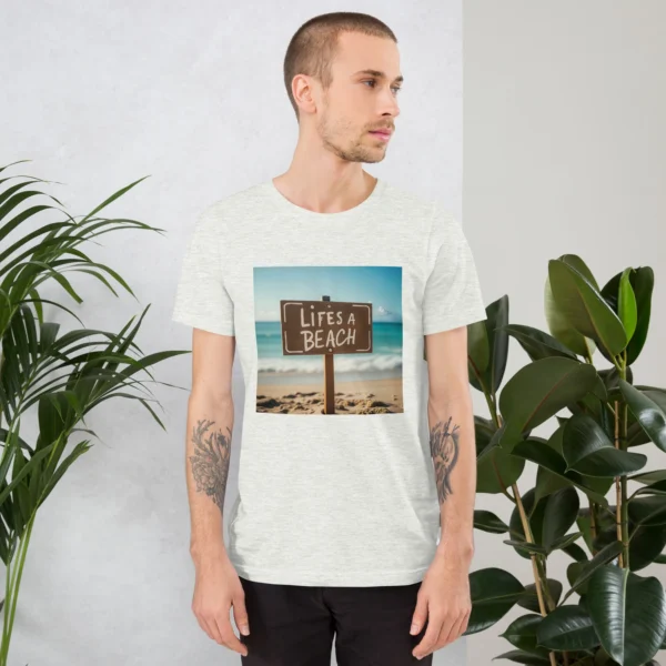 LIFES A BEACH UNISEX T-SHIRT - Image 61