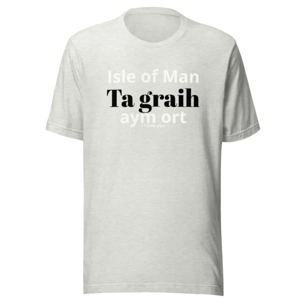 MANX IOM I LOVE YOU UNISEX T-SHIRT - Image 61