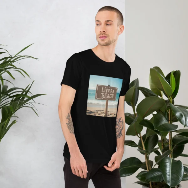 LIFES A BEACH UNISEX T-SHIRT - Image 4