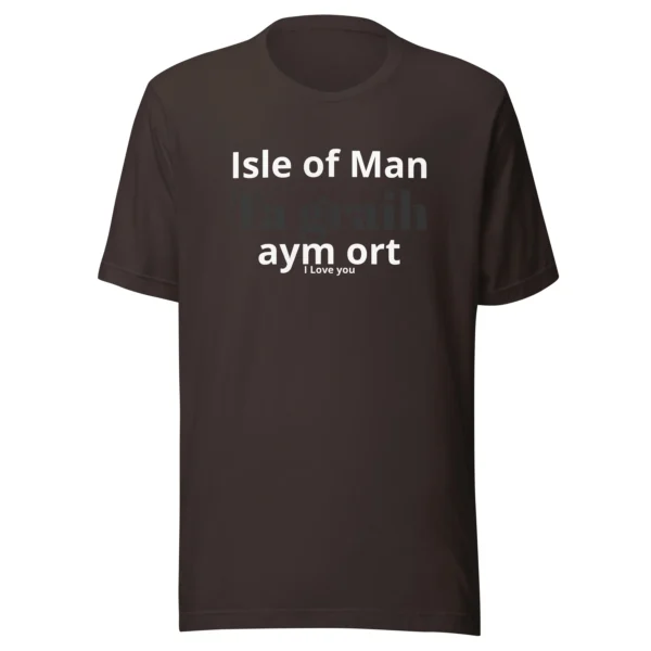 MANX IOM I LOVE YOU UNISEX T-SHIRT - Image 9