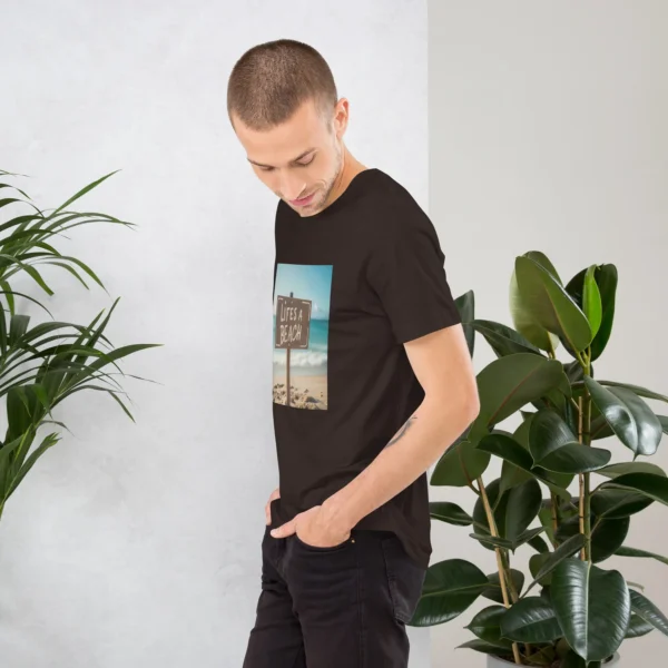 LIFES A BEACH UNISEX T-SHIRT - Image 11