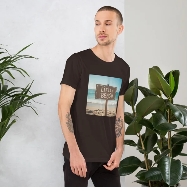 LIFES A BEACH UNISEX T-SHIRT - Image 12