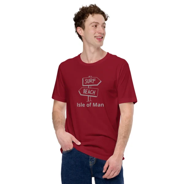 SURF & BEACH IOM UNISEX T-SHIRT