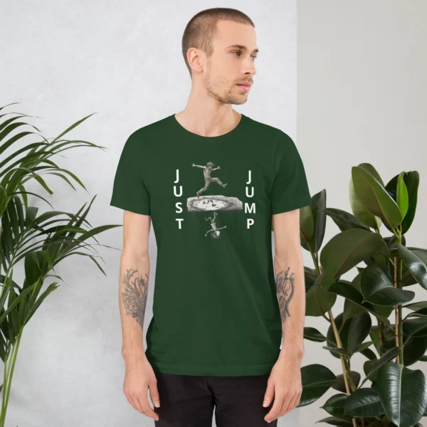 JUST JUMP UNISEX T-SHIRT - Image 6