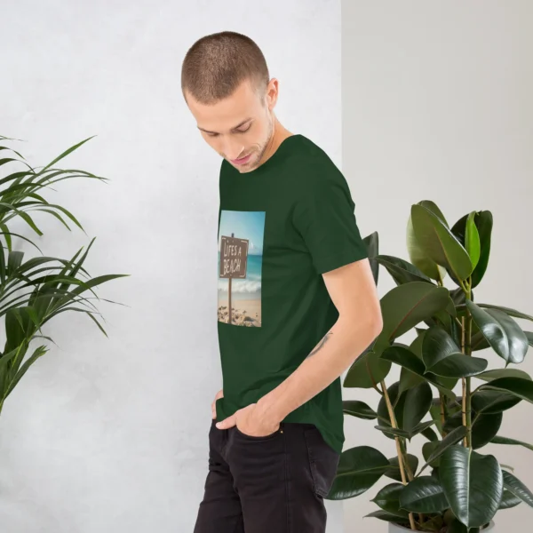 LIFES A BEACH UNISEX T-SHIRT - Image 19