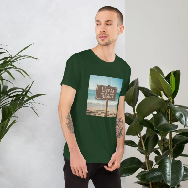 LIFES A BEACH UNISEX T-SHIRT - Image 20