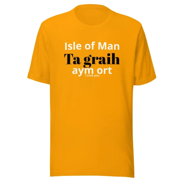 MANX IOM I LOVE YOU UNISEX T-SHIRT - Image 41