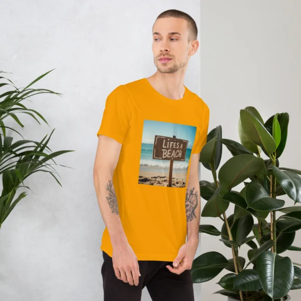 LIFES A BEACH UNISEX T-SHIRT - Image 44