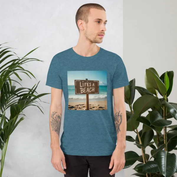LIFES A BEACH UNISEX T-SHIRT - Image 29