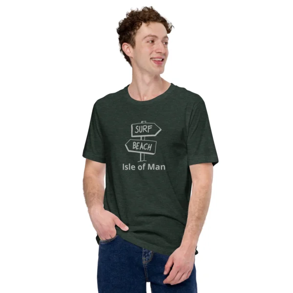 SURF & BEACH IOM UNISEX T-SHIRT - Image 2