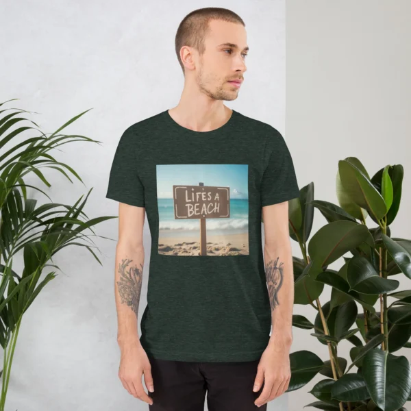 LIFES A BEACH UNISEX T-SHIRT - Image 13
