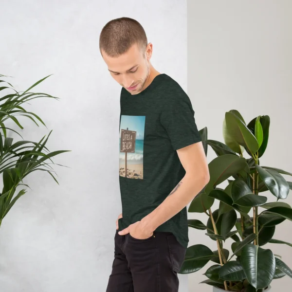 LIFES A BEACH UNISEX T-SHIRT - Image 15