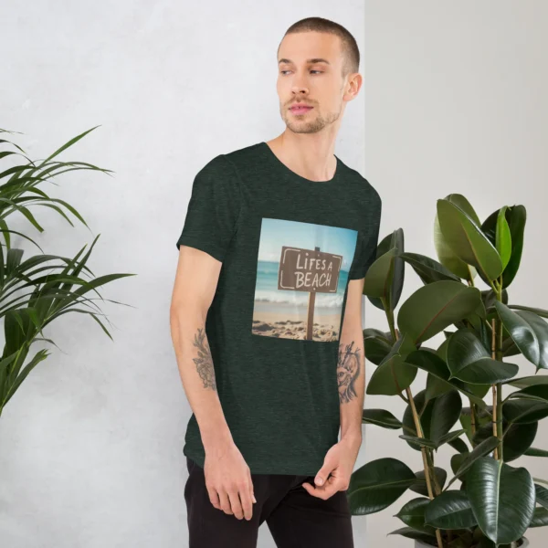LIFES A BEACH UNISEX T-SHIRT - Image 16