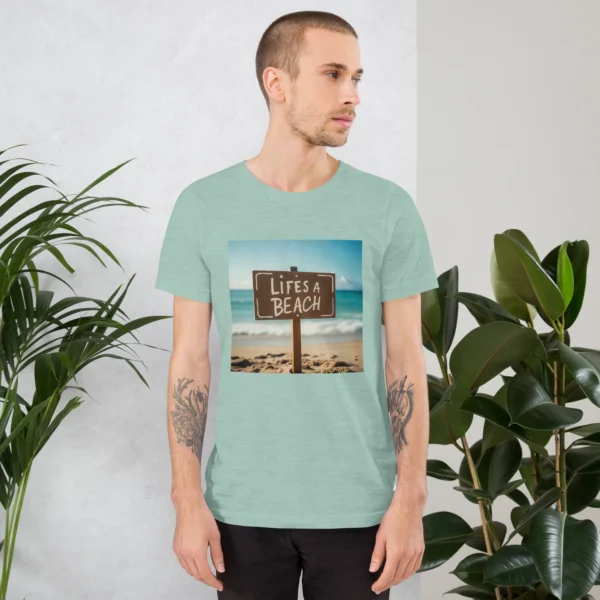 LIFES A BEACH UNISEX T-SHIRT - Image 45