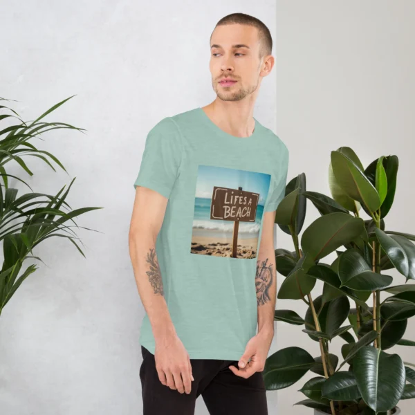 LIFES A BEACH UNISEX T-SHIRT - Image 48