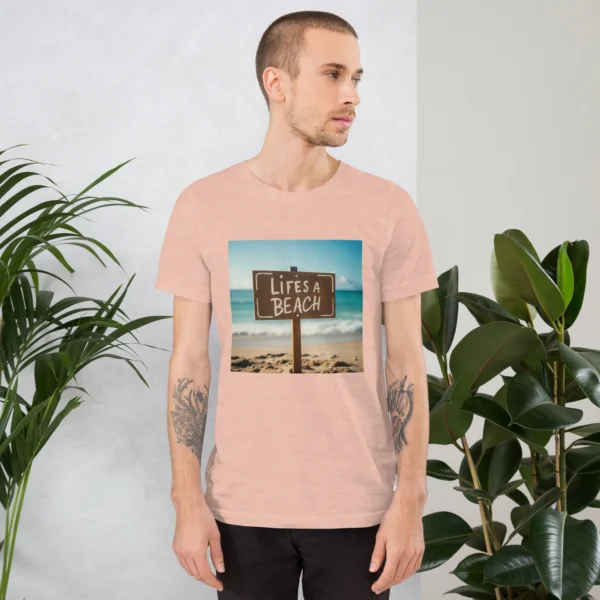 LIFES A BEACH UNISEX T-SHIRT - Image 49