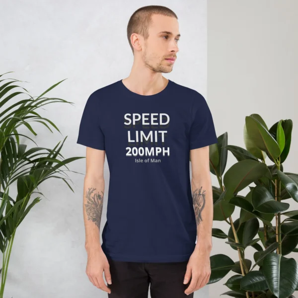 200MPH SPEED LIMIT IOM UNISEX T-SHIRT - Image 2