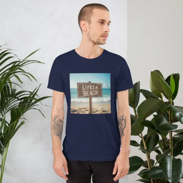 LIFES A BEACH UNISEX T-SHIRT - Image 5