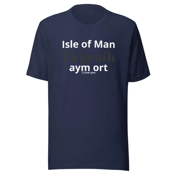 MANX IOM I LOVE YOU UNISEX T-SHIRT - Image 5