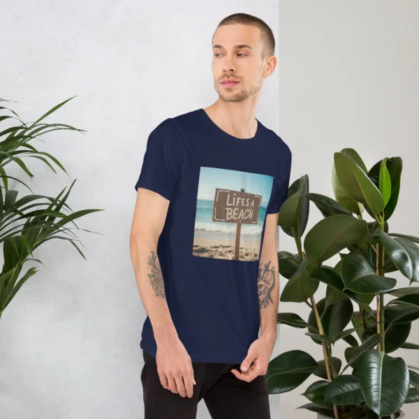 LIFES A BEACH UNISEX T-SHIRT - Image 8